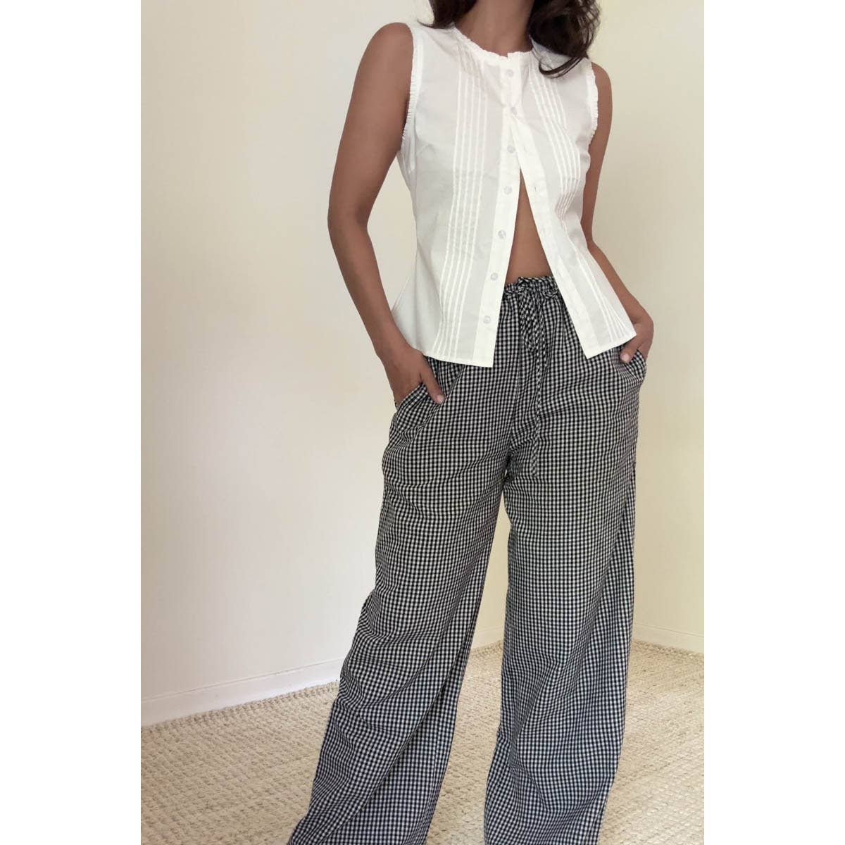 Nadia Gingham Pant