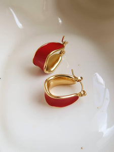 Maya Enamel Hoop