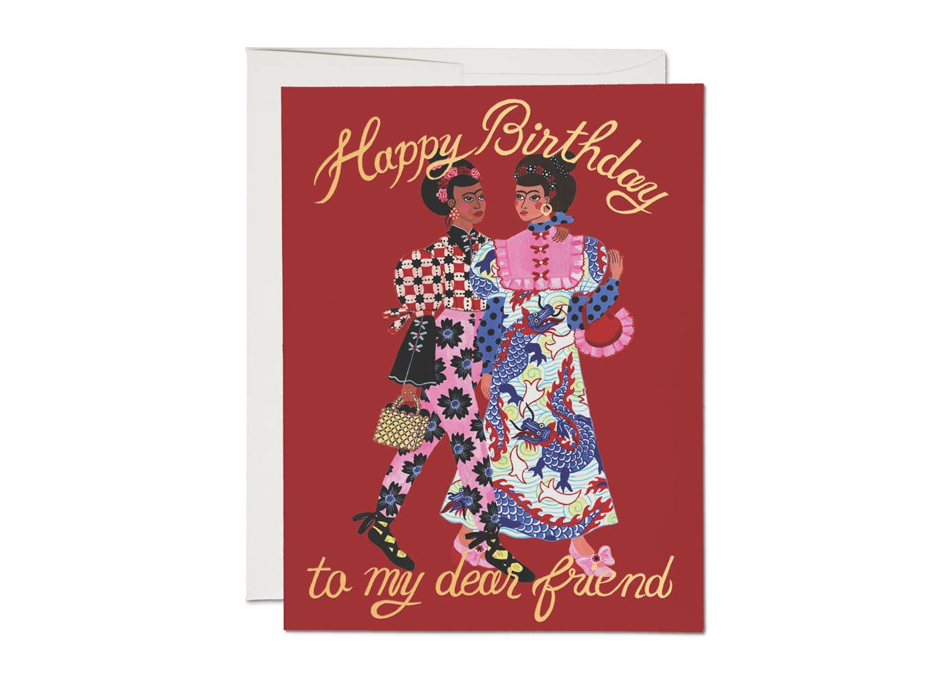 Fashion Friends Birthday Card