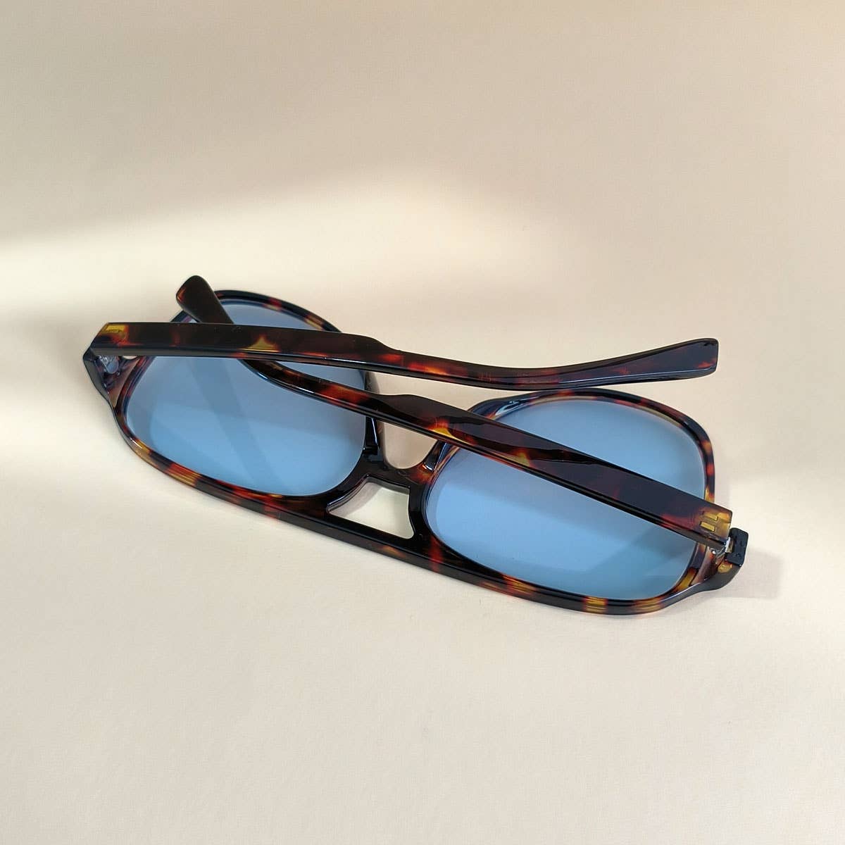 Tobie Aviator Sunglasses in Tortoise Blue