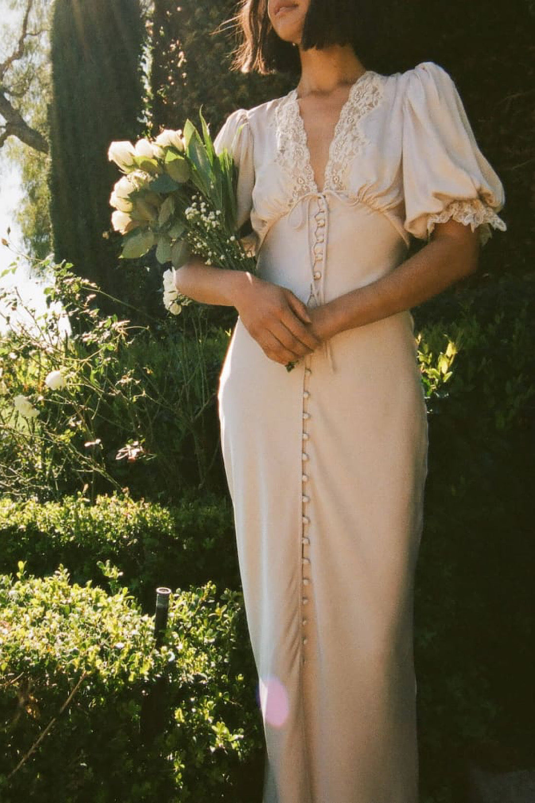 RUMORED - Honey Duster Dress (Ivory) S