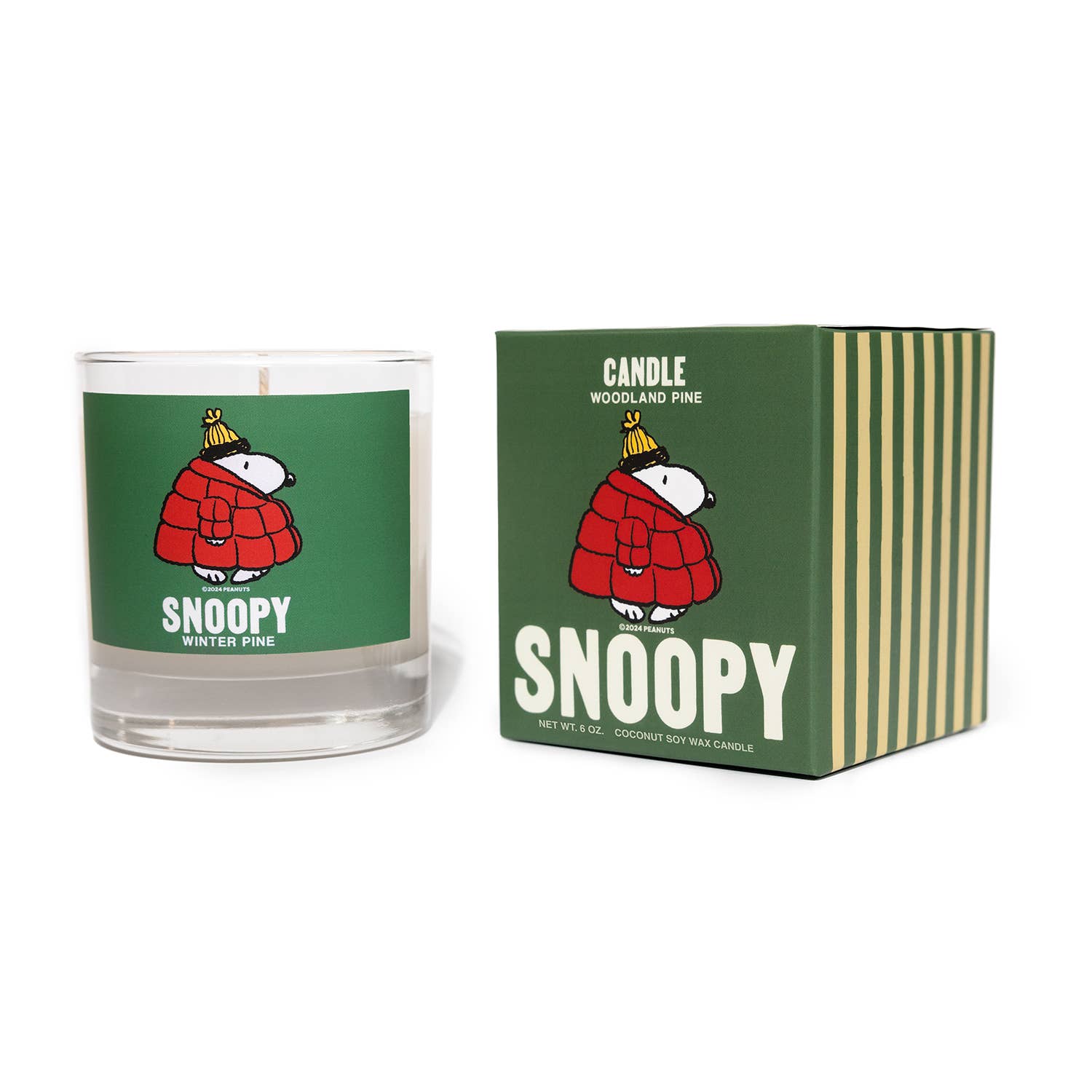 Peanuts® Candle - Snoopy Puffy Coat (Pine)