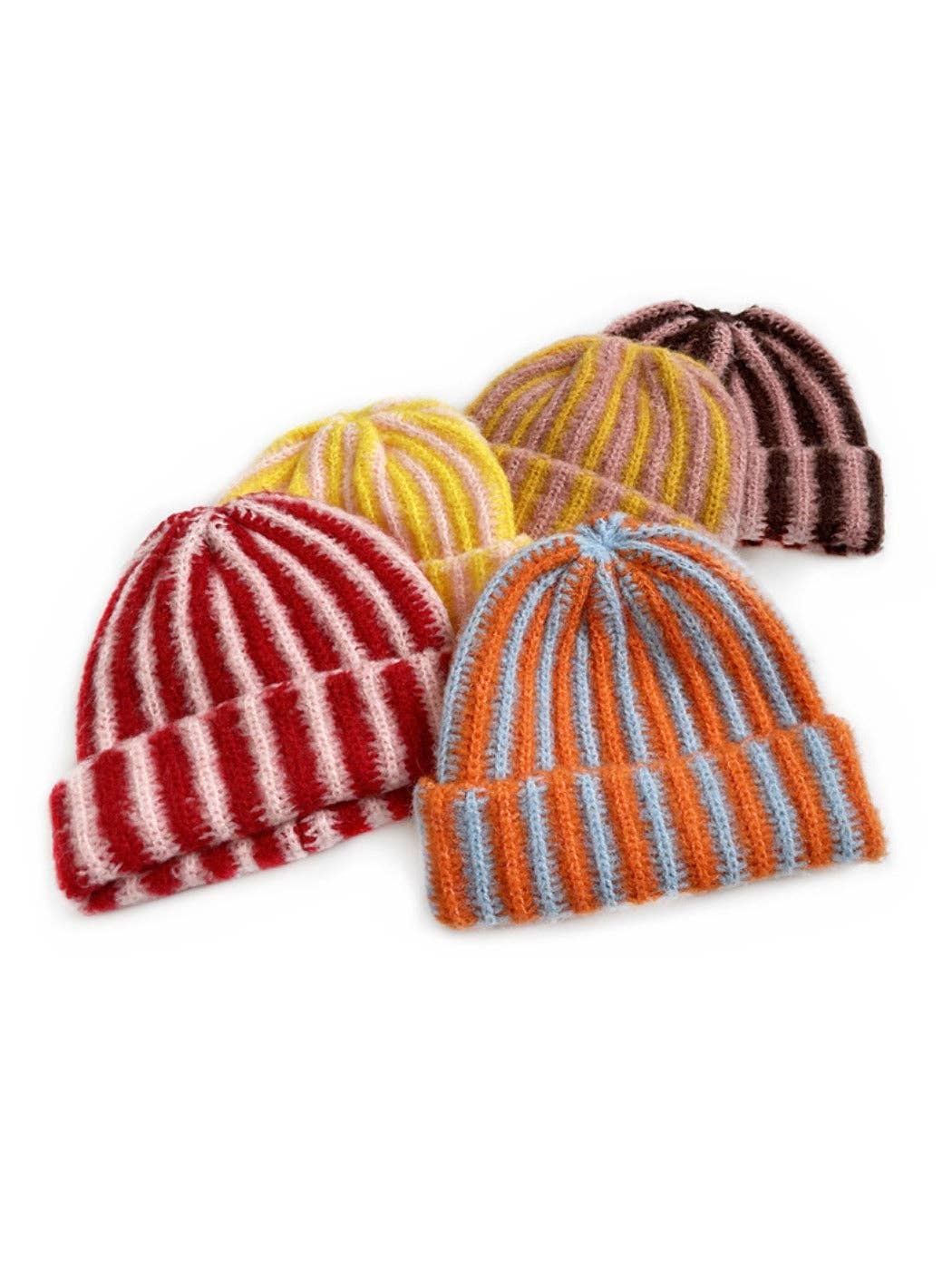 Teri Striped Wool Beanie