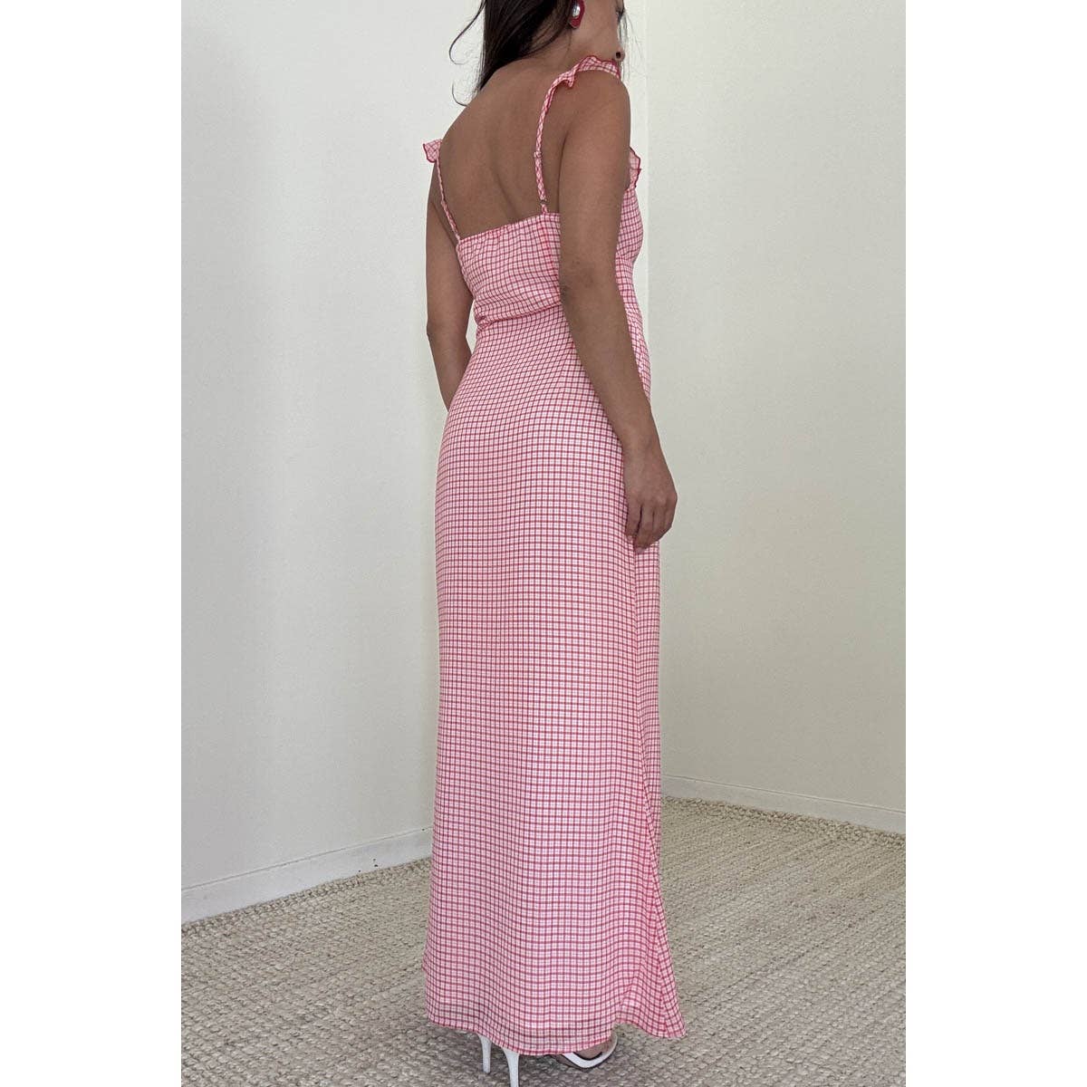 Gingham Maxi Dress