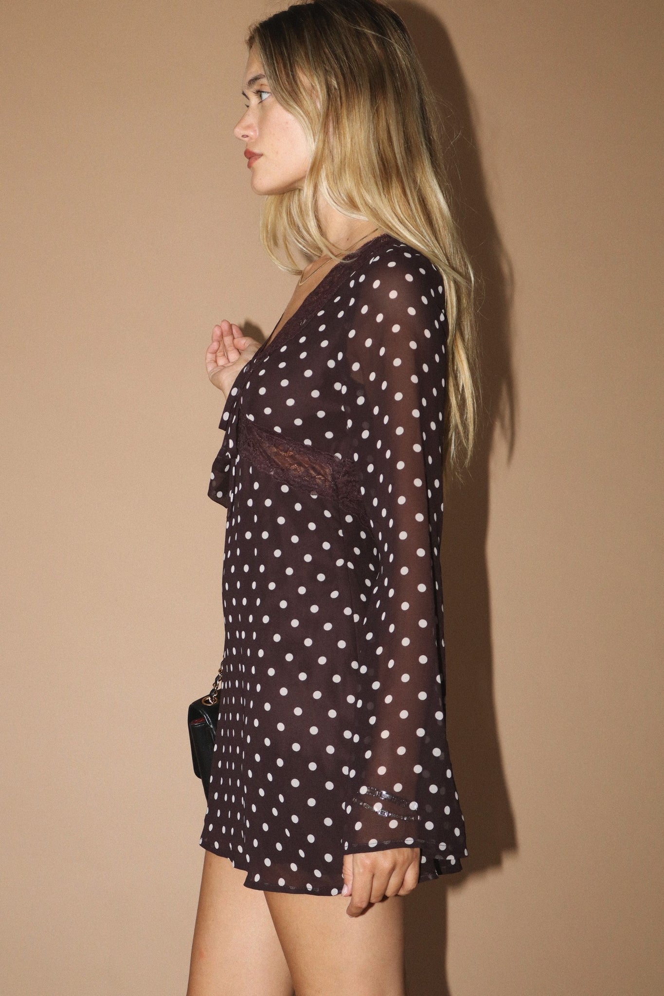 Hazel Polka Dot Mini Dress