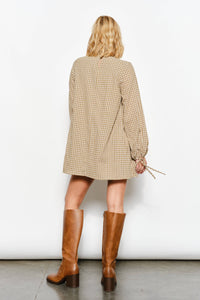 Kara Plaid Mini Dress