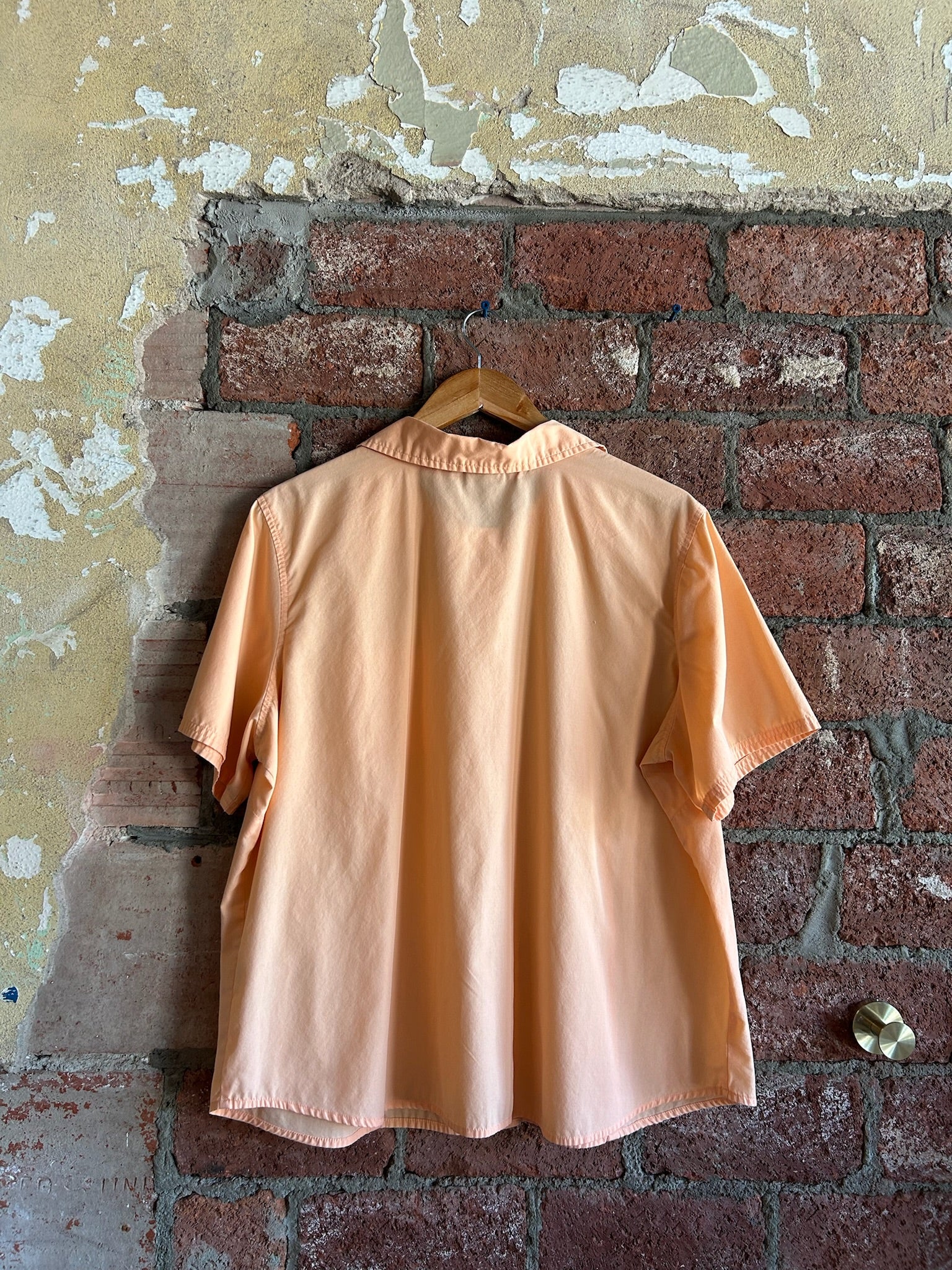 Vintage Peachy Button Up