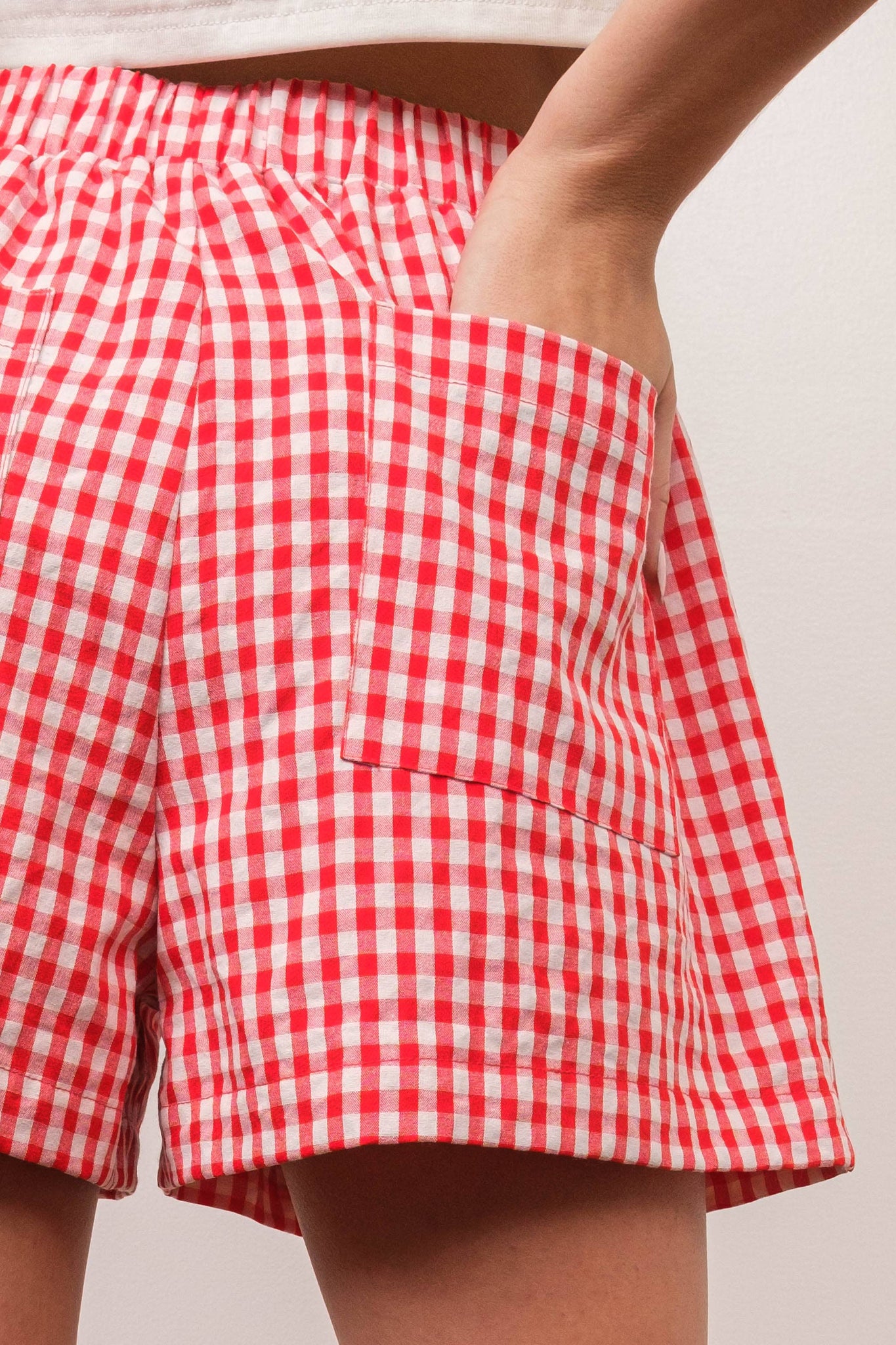 Ruby Gingham Short