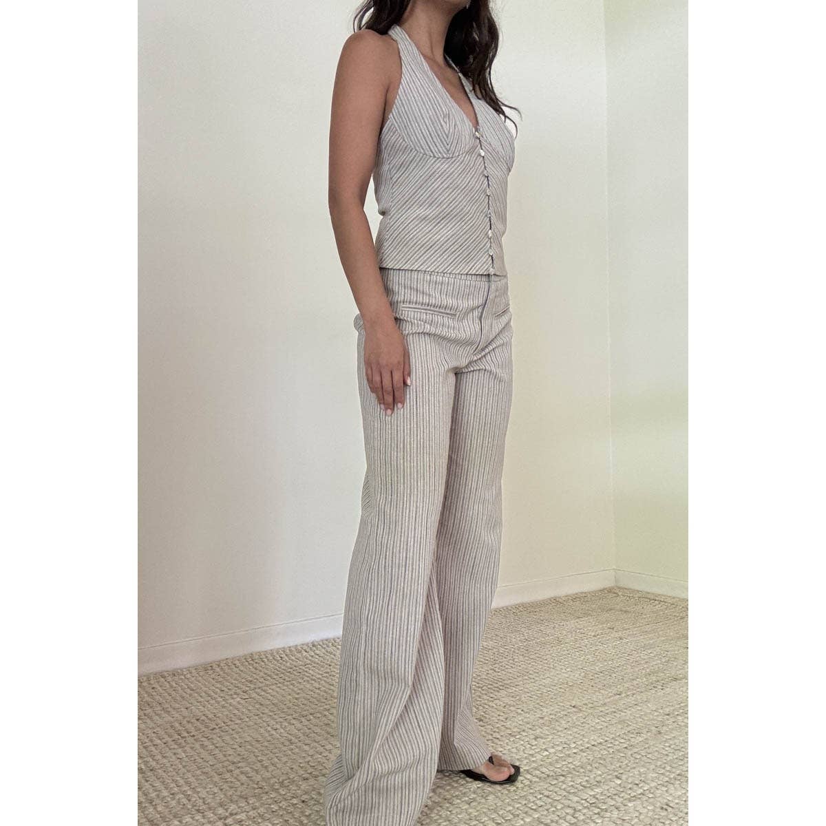 Solange Linen Vest