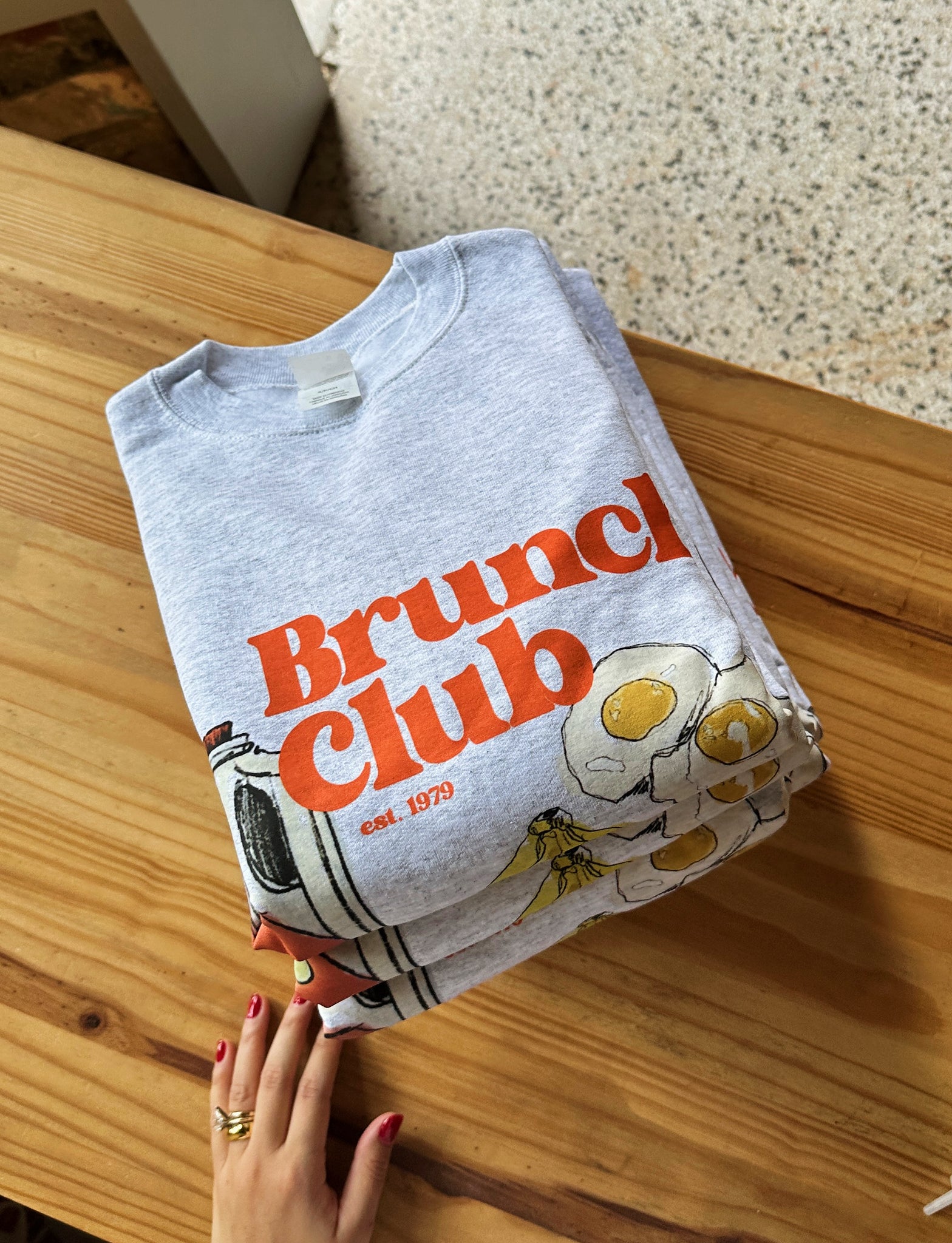 Brunch Club Crewneck - Umber the Label