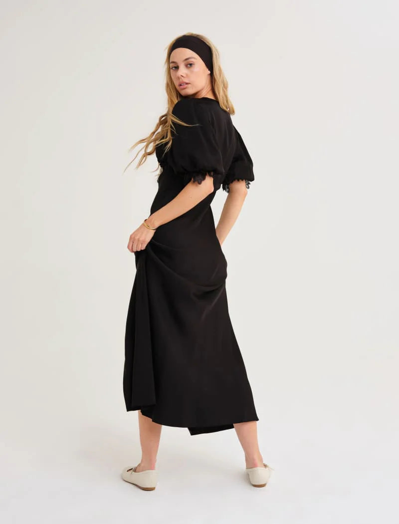 Honey Duster Maxi Dress | Black | Size XS Honey Duster Maxi Dress | Black | Size XS