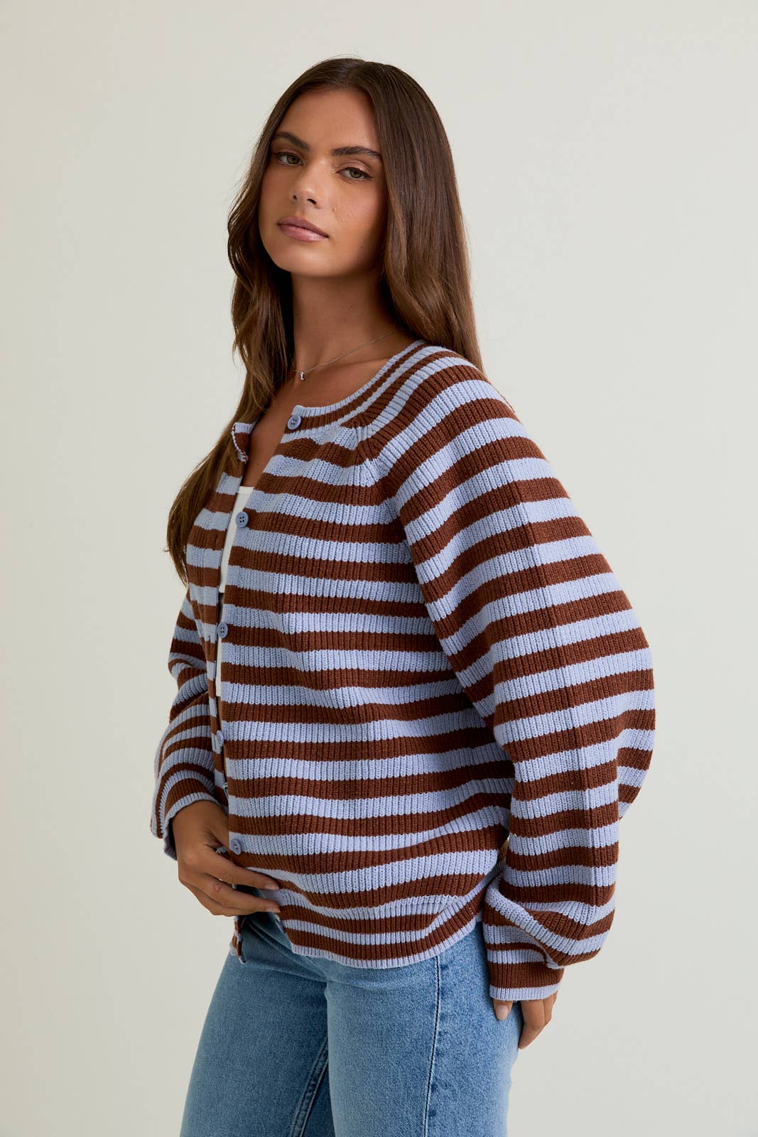 Estes Striped Cardigan
