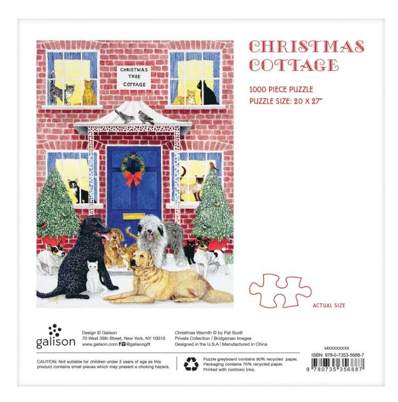 Christmas Cottage 1000 Piece Puzzle