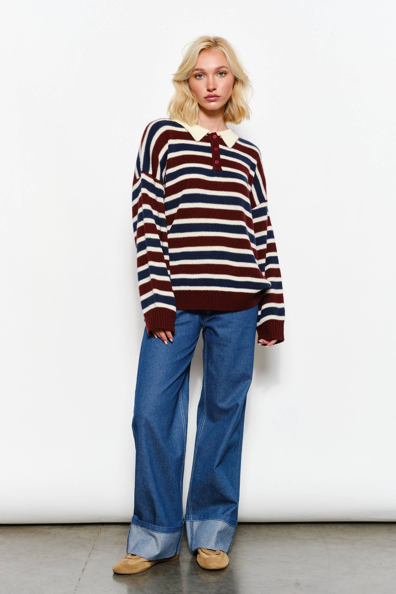 Selene Knit Polo