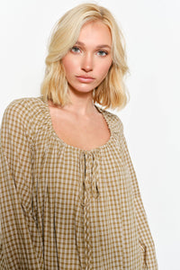 Kara Plaid Mini Dress