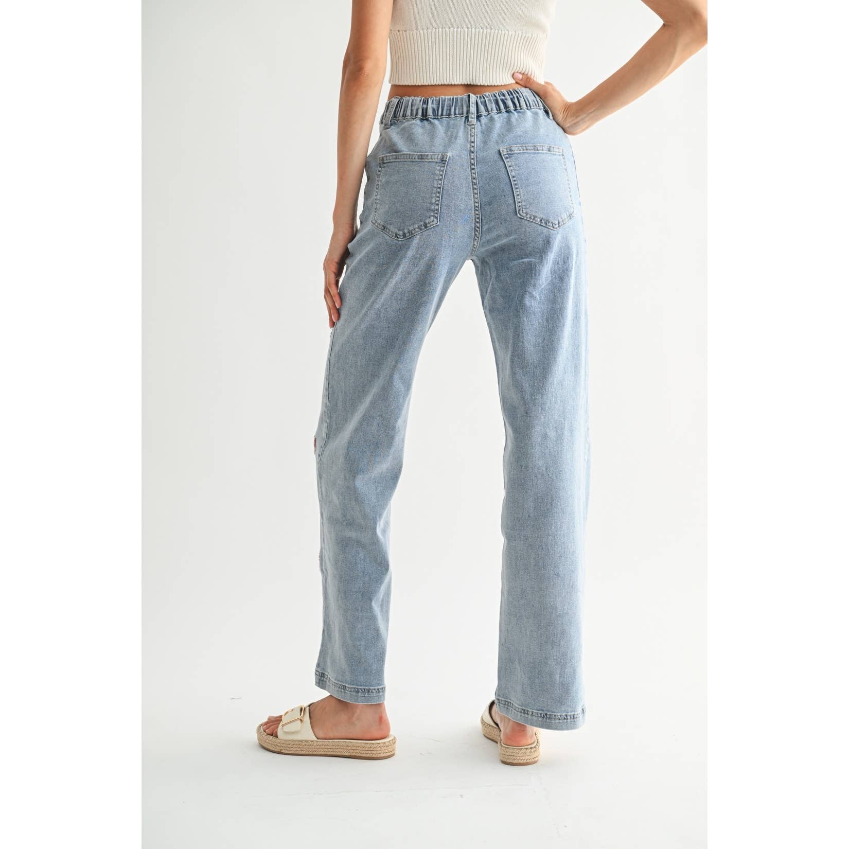 Rosa Embroidered Denim