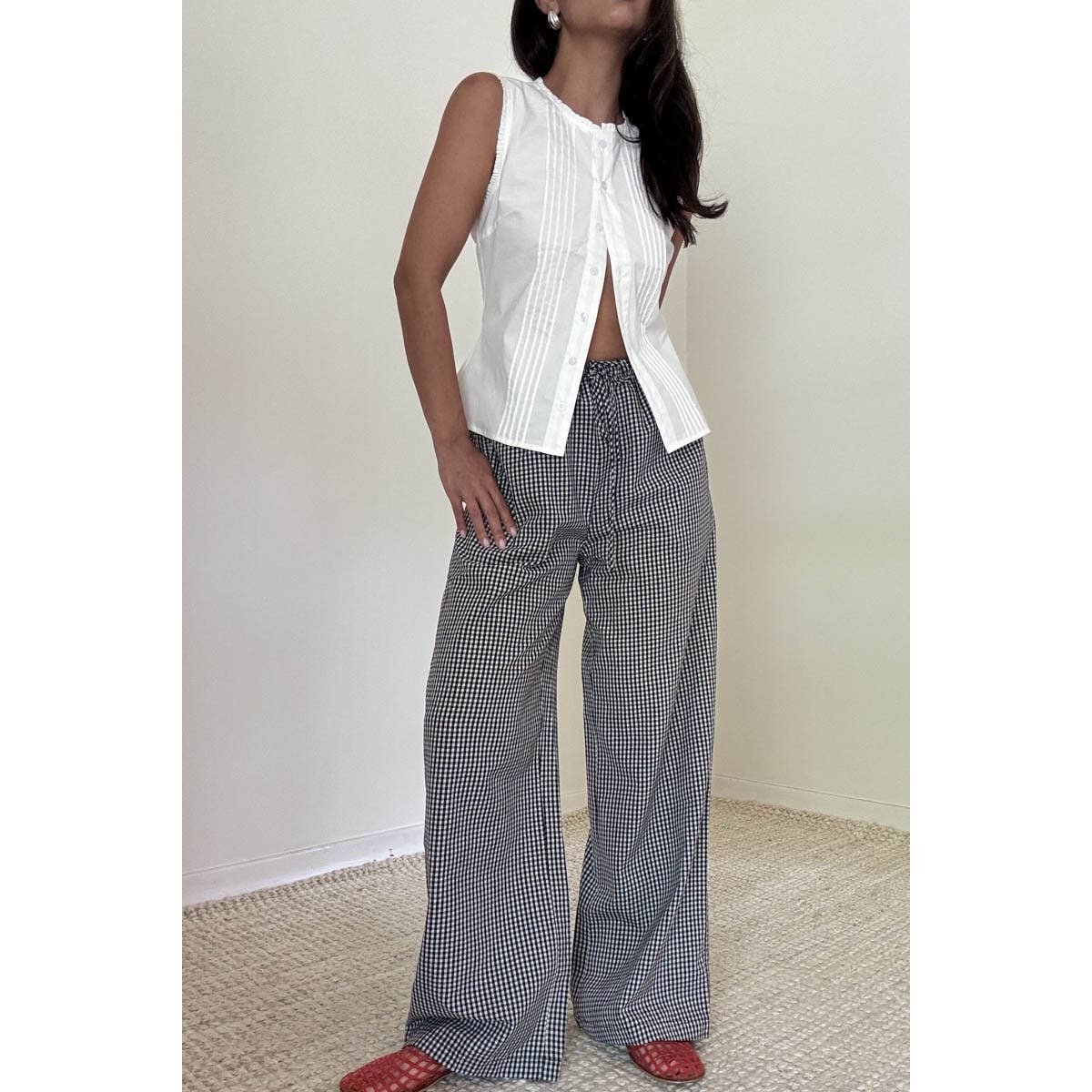 Nadia Gingham Pant