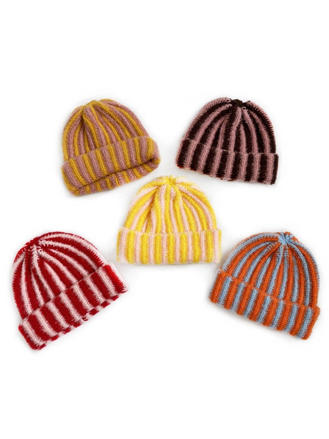 Teri Striped Wool Beanie