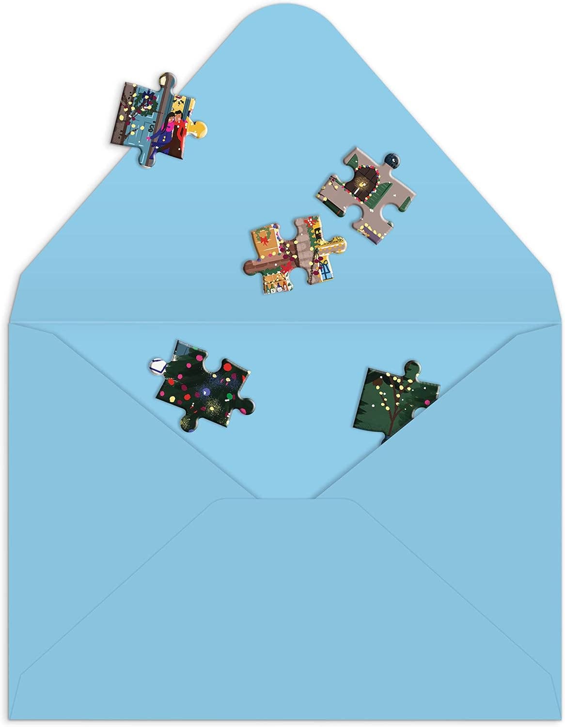 Winter Lights Greeting Card Puzzle