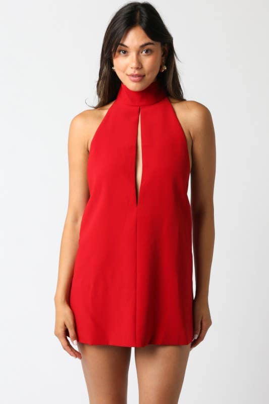 aimee halter mini dress The Aimee Halterneck MiniDress www.melissaphair.com