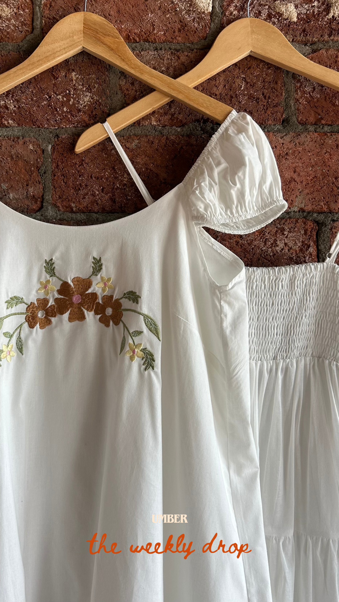 Santana Embroidered Mini Dress