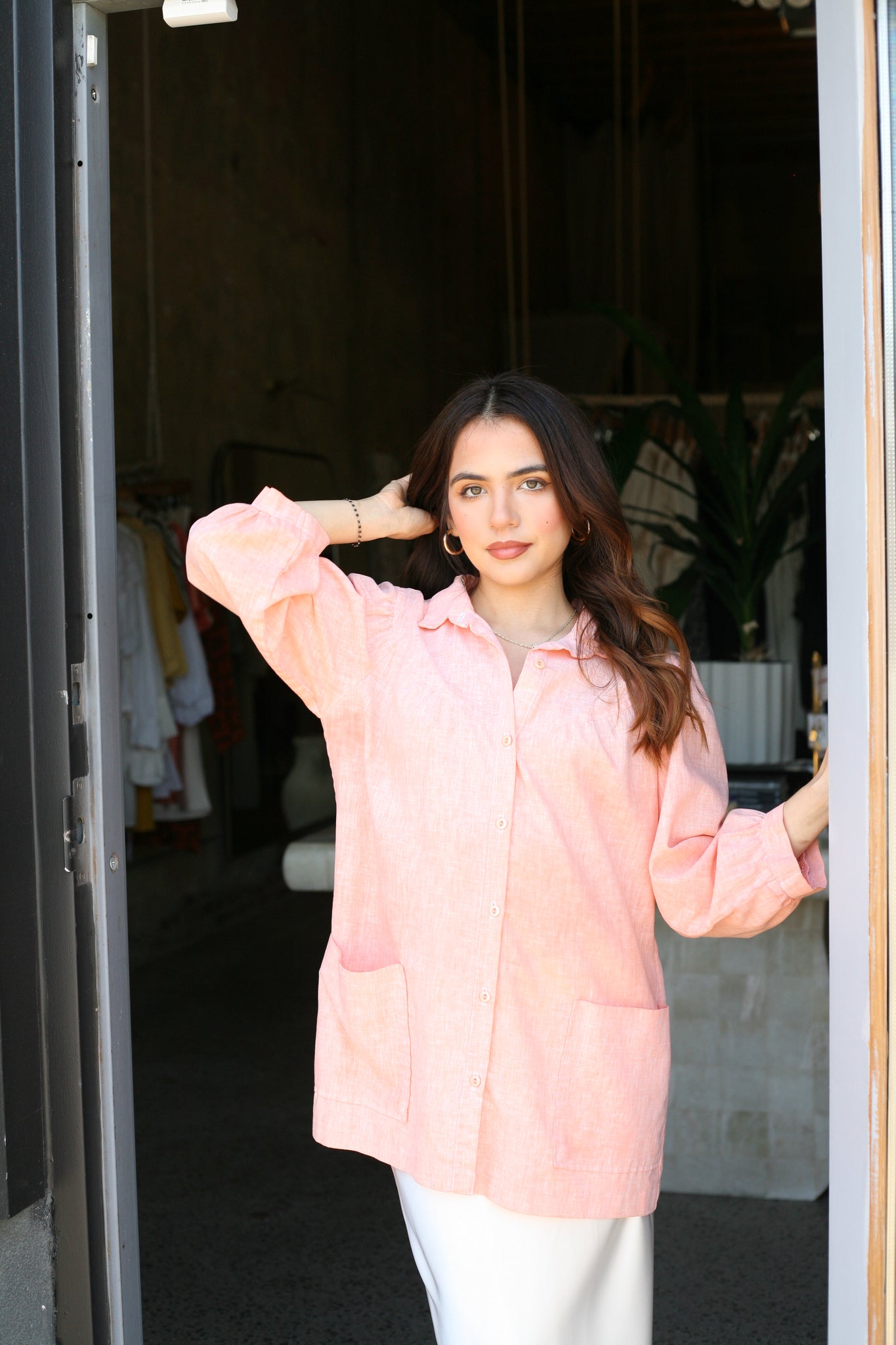 Vintage Peach Top