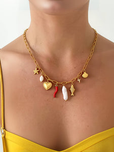 Portia Charm Necklace
