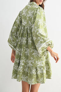 Louise Embroidered Mini Dress