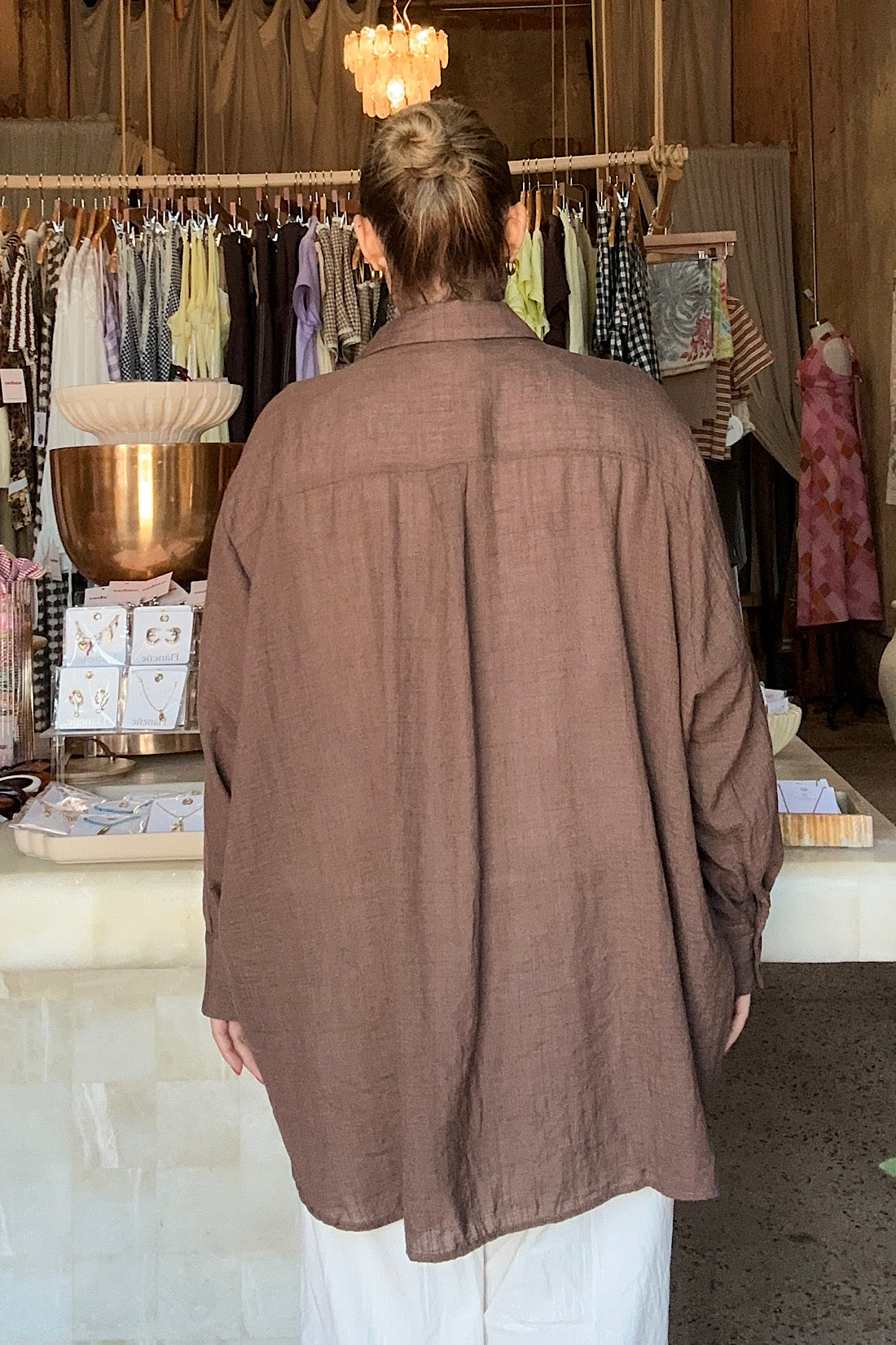 Ellie Blouse in Chocolate