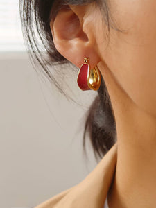 Maya Enamel Hoop
