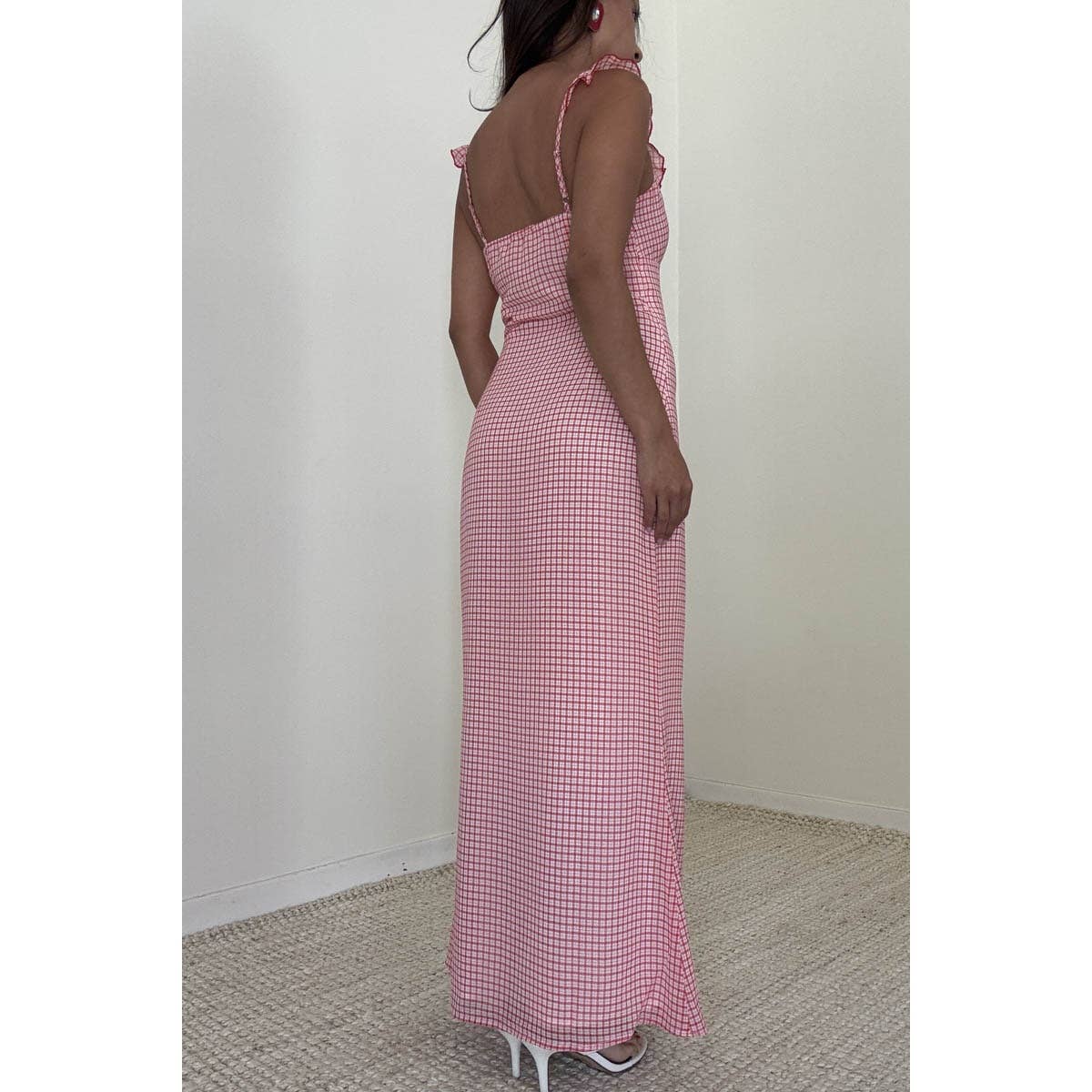 Gingham Maxi Dress