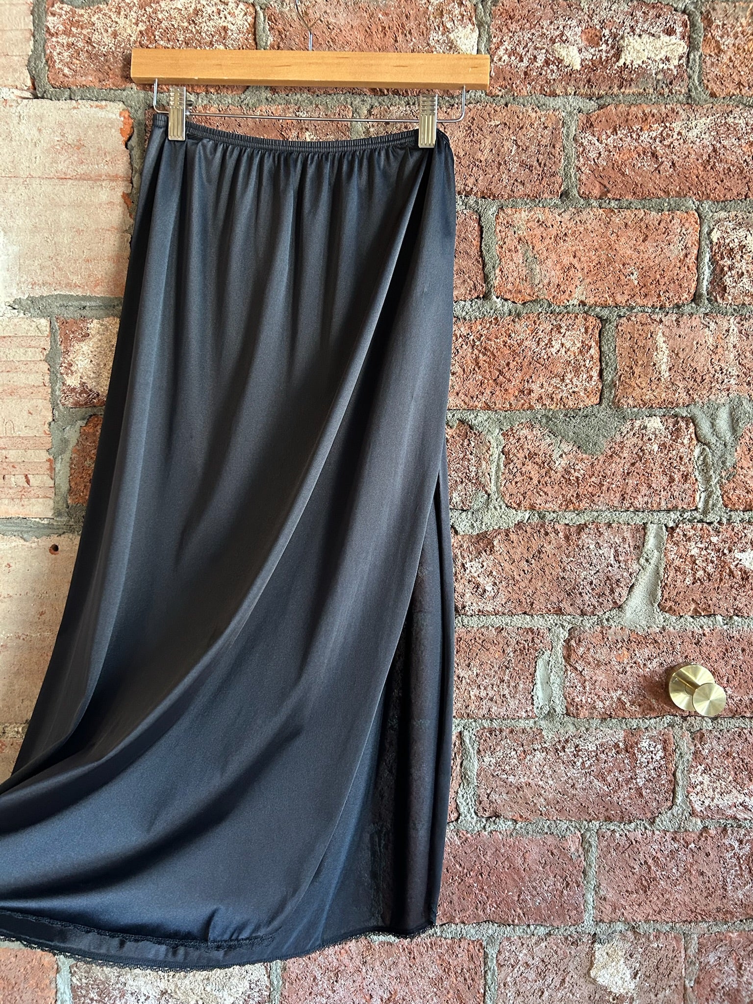 Vintage Midi Slip Skirt