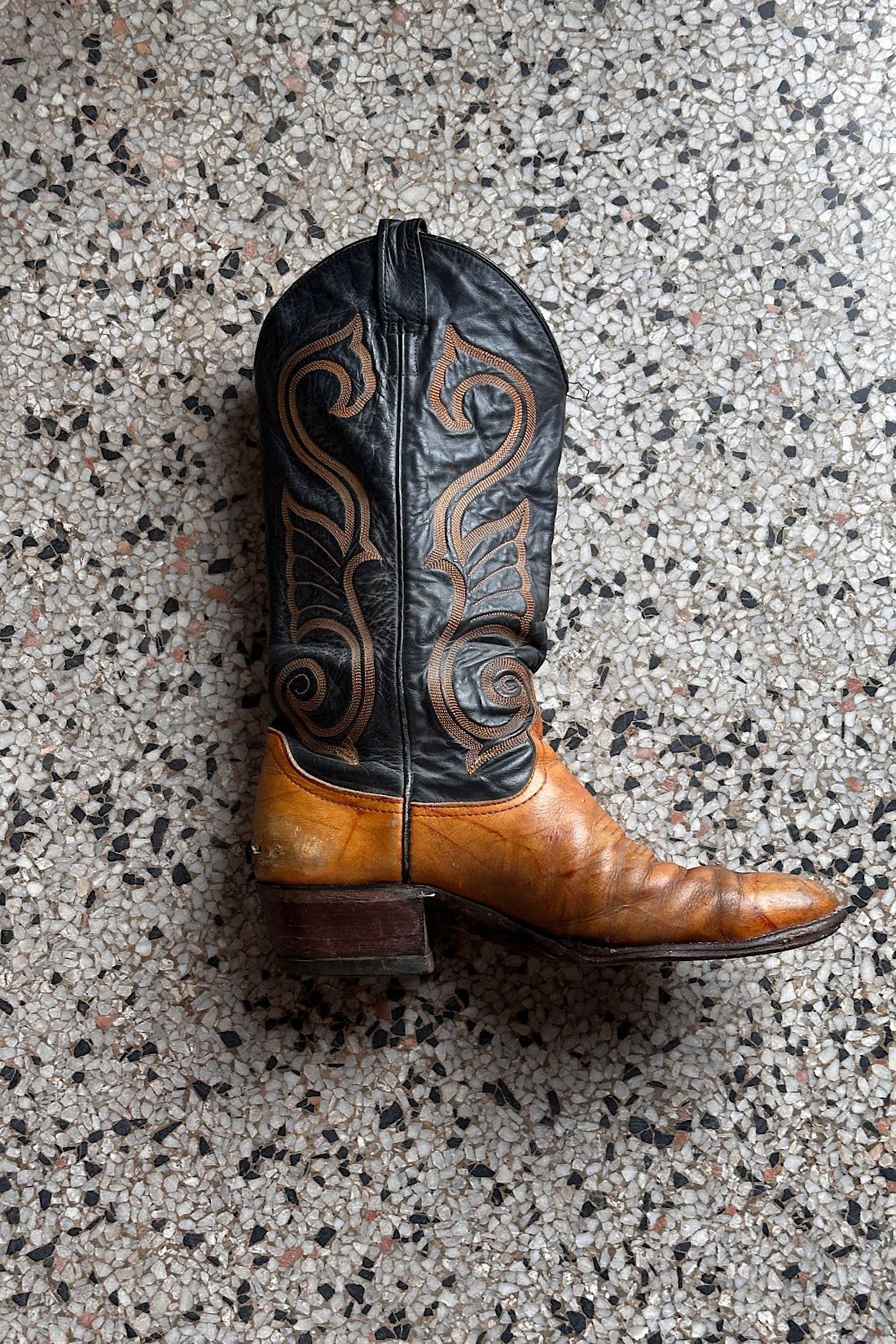 Vintage Larry Mahan Cowboy Boot Size 11 | Umber