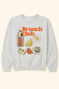 Brunch Club Crewneck - Umber the Label