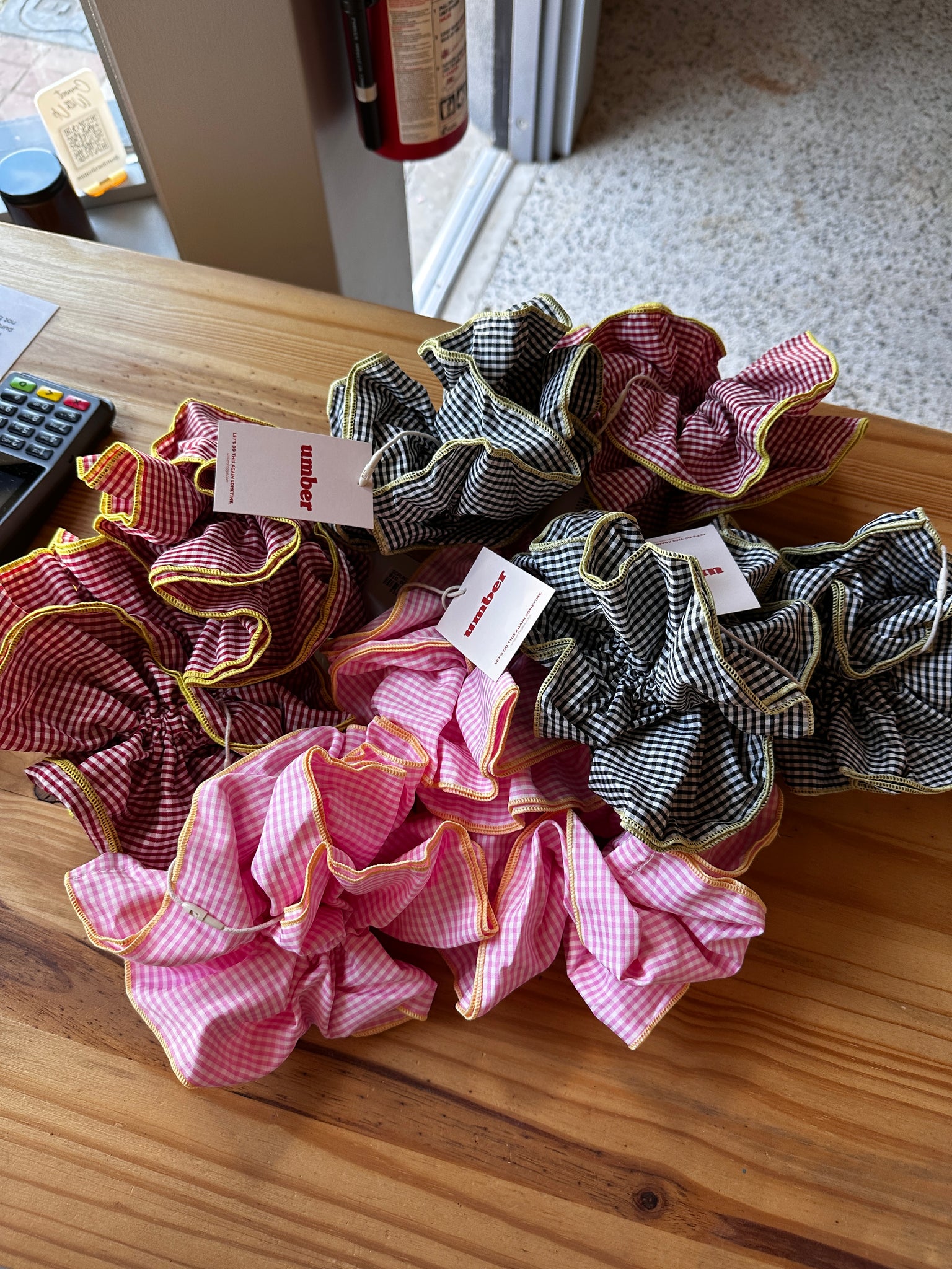 Gingham XL Scrunchie