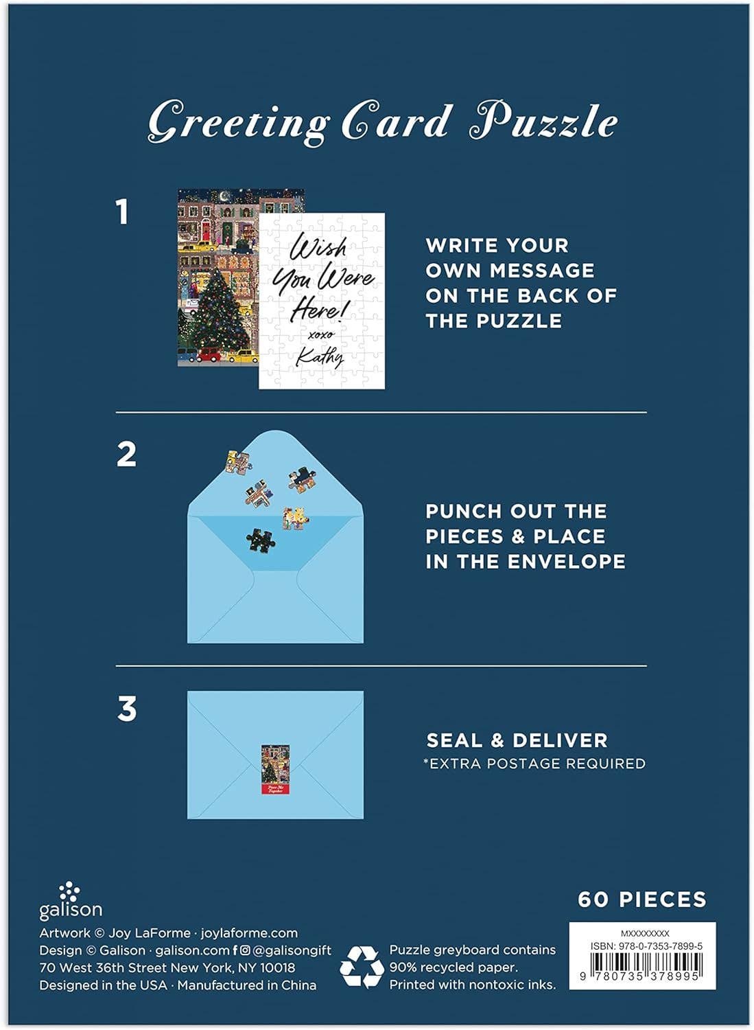 Winter Lights Greeting Card Puzzle