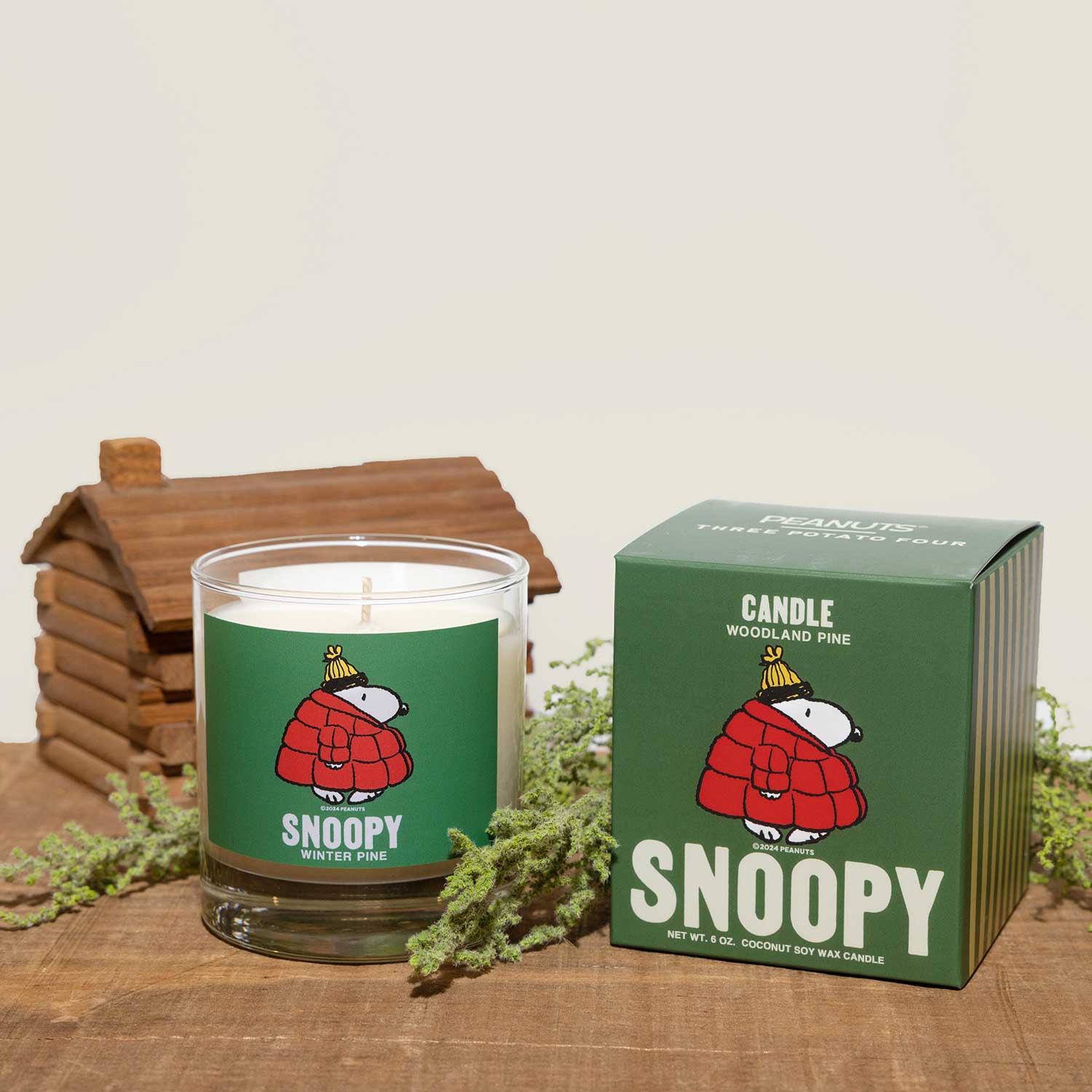 Peanuts® Candle - Snoopy Puffy Coat (Pine)