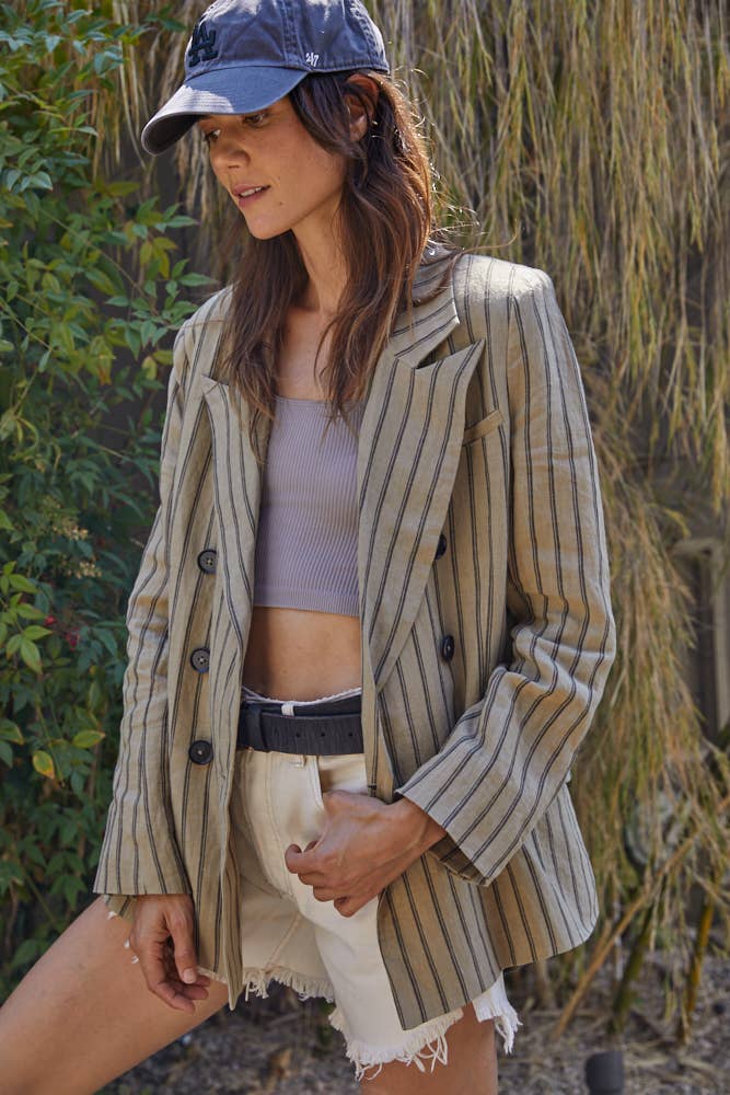 Aspen Striped Blazer