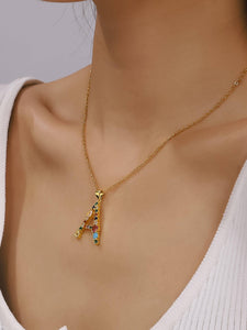 Salomé 18K Initial Necklace