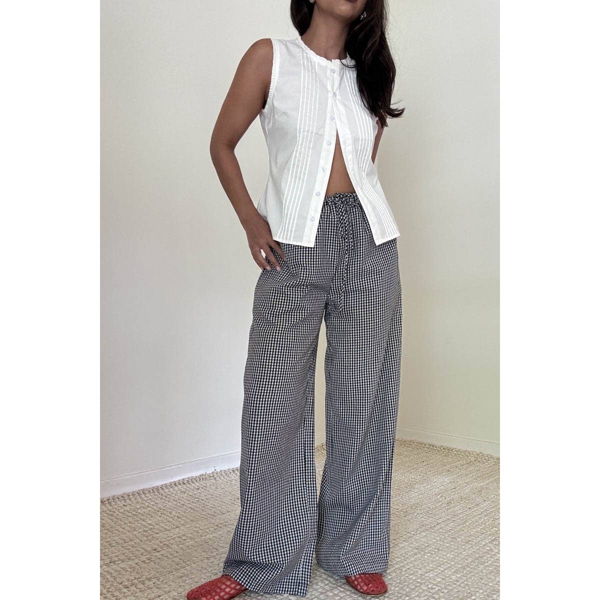 Nadia Gingham Pant
