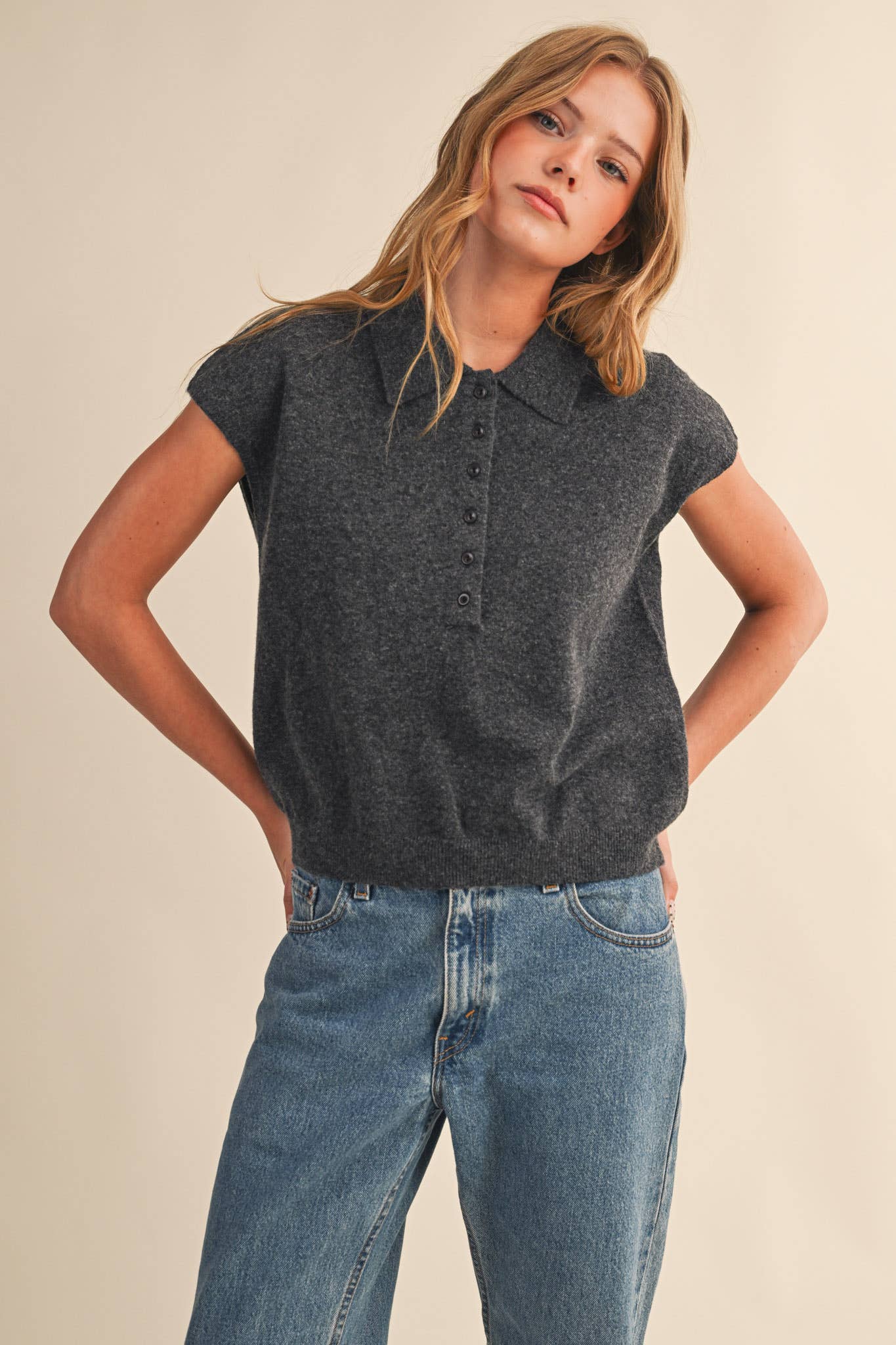 Suri Cap Sleeve Vest