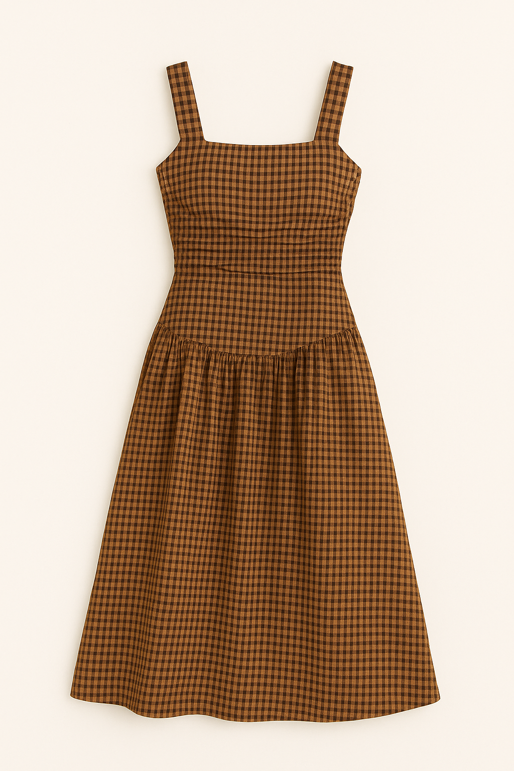 Robin Checkered Midi Dress