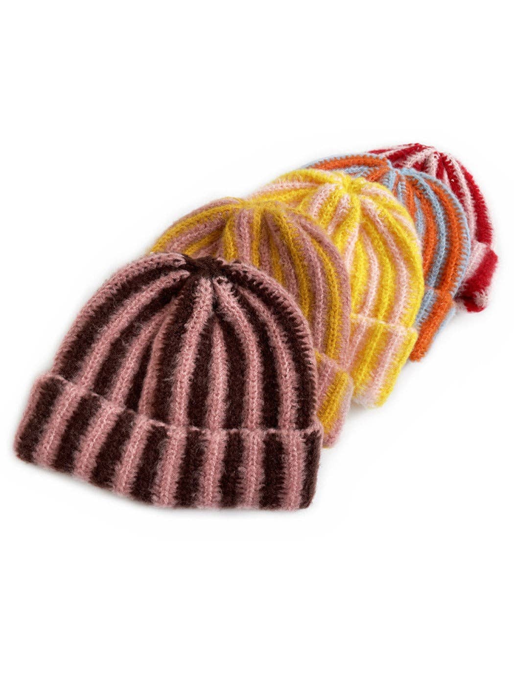 Teri Striped Wool Beanie