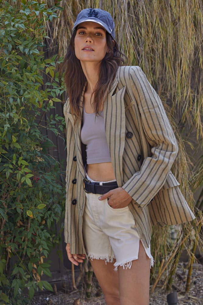 Aspen Striped Blazer