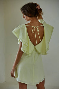 Nara Lime Mini Dress