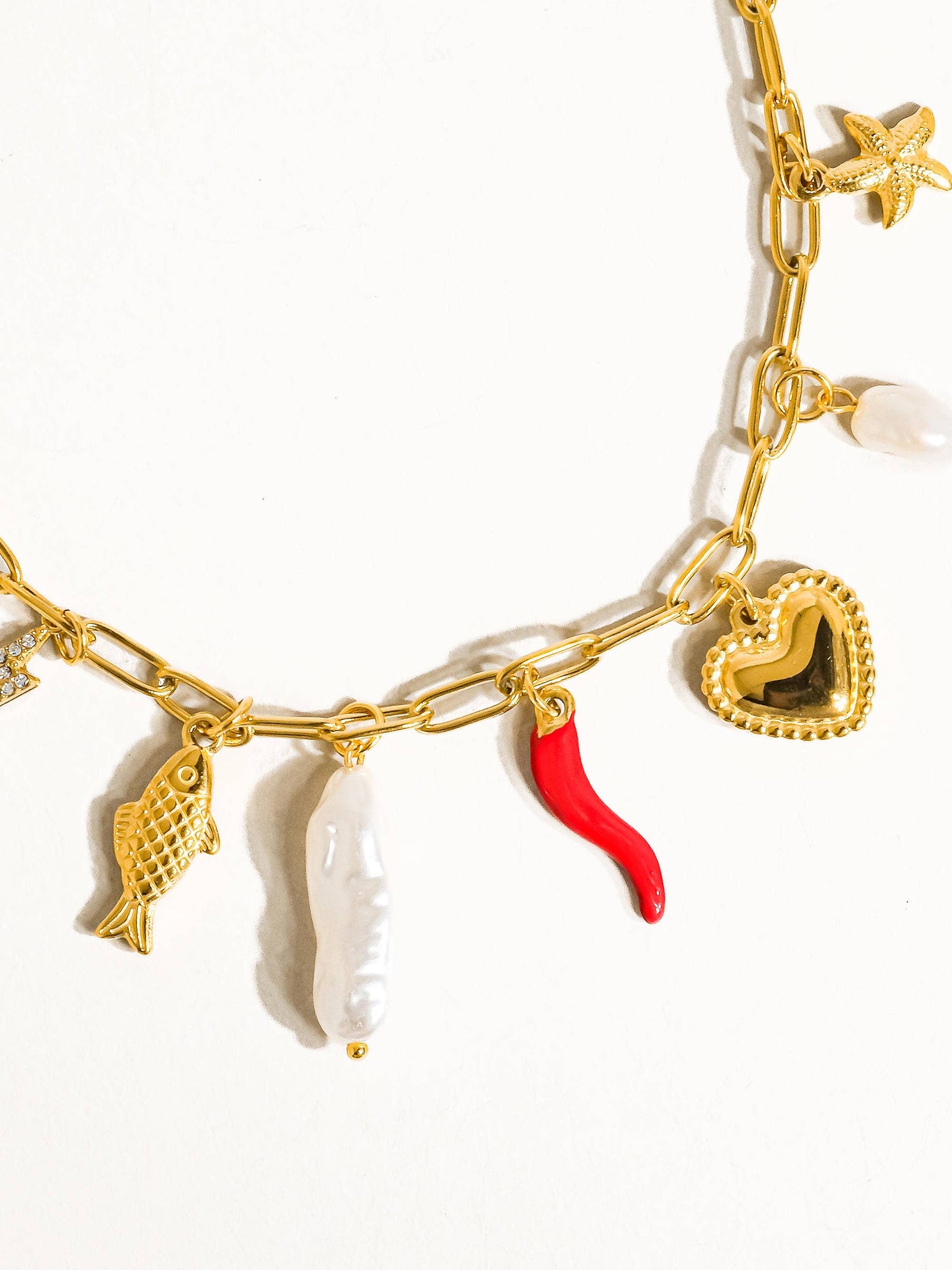 Portia Charm Necklace