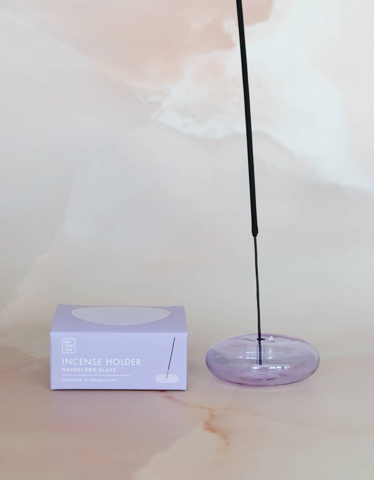 Glass Bubble Incense Holder