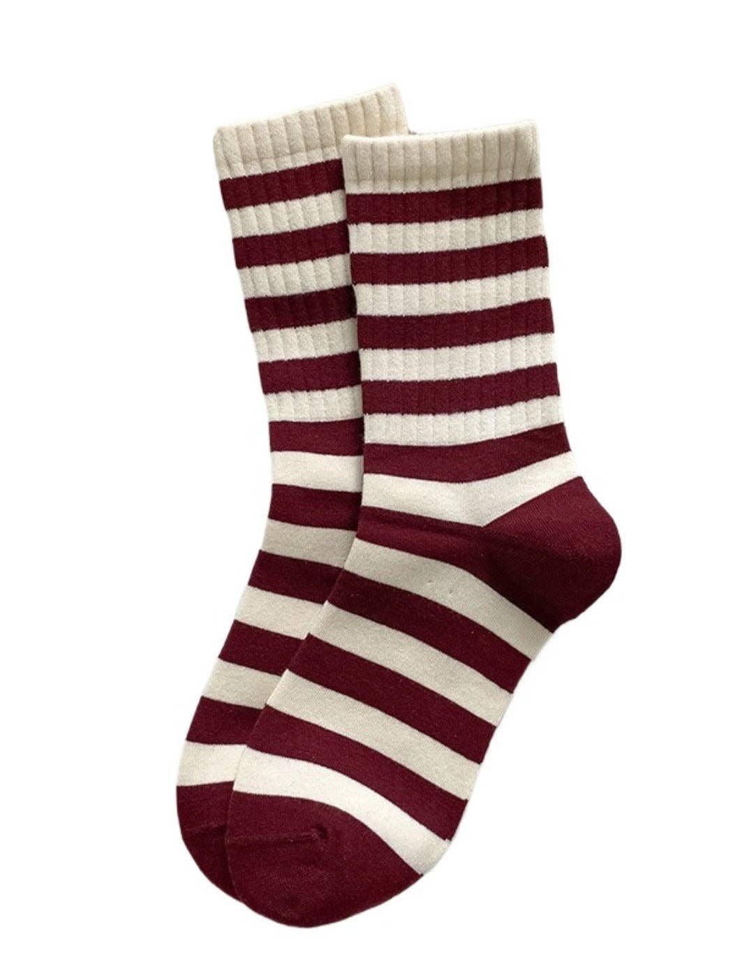 Red Striped Socks