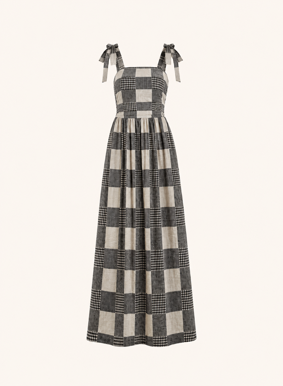 Kellie Gingham Maxi Dress