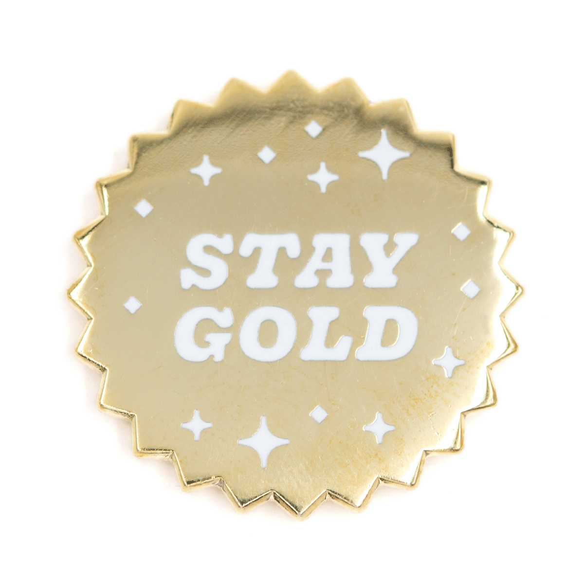 Stay Gold Enamel Pin